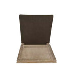 Lot de 2 chaises de salle à manger tapissées en bois et cannage style campagne française Regina - Christopher Knight Home