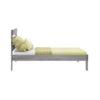Max & Lily Struttura Letto Matrimoniale, Letto a Piattaforma in Legno Massello Stile Rustico con Testiera a Doghe