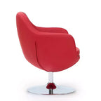 Poltrona girevole Caisson in similpelle - Manhattan Comfort