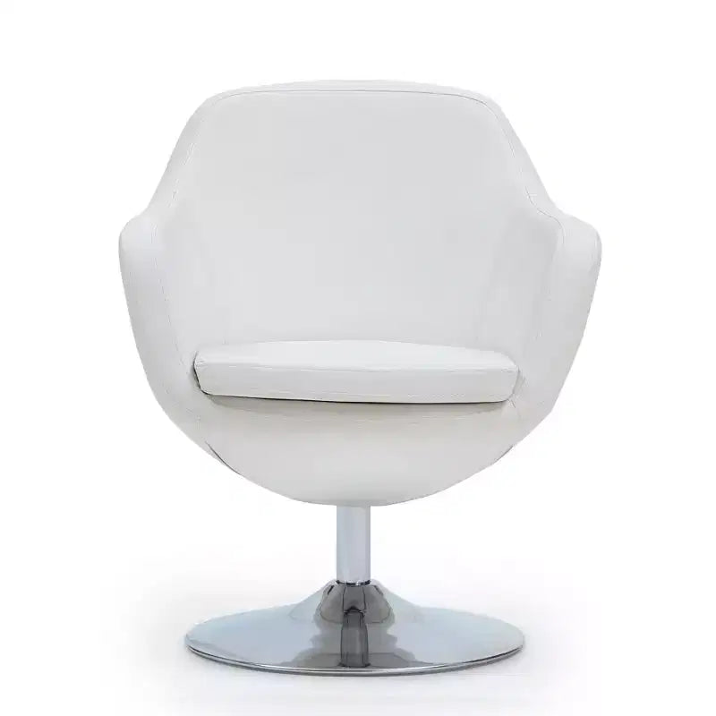 Poltrona girevole Caisson in similpelle - Manhattan Comfort