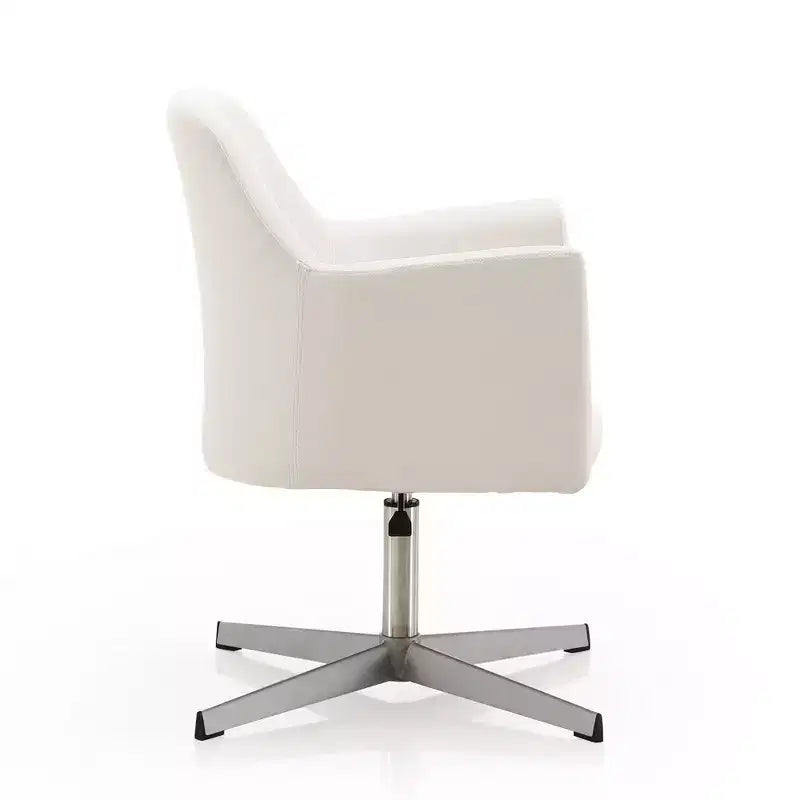 Pelo Sedia girevole regolabile in altezza in ecopelle - Manhattan Comfort