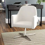 Pelo Sedia girevole regolabile in altezza in ecopelle - Manhattan Comfort