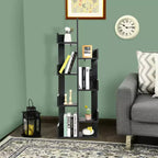 Costway Libreria Moderna a 8 Ripiani a Forma di Albero, Decorazione per l'Archiviazione, Autoportante Bianco/Nero