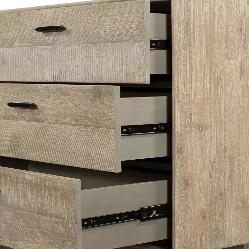 Cassettiera Baly a 6 cassetti in stile moderno di metà secolo - Armen Living