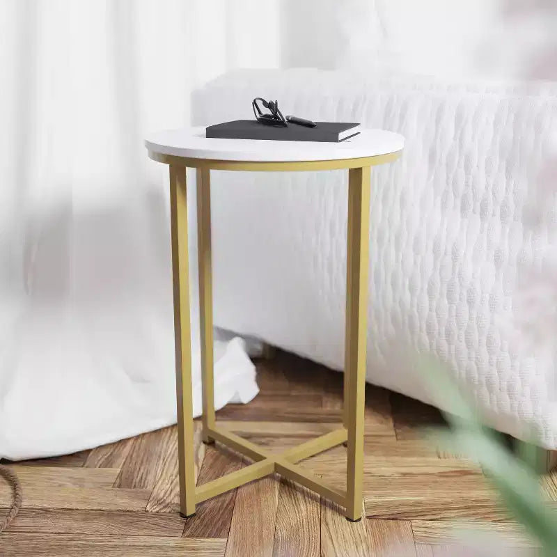 Tavolino Flash Furniture collezione Hampstead – Tavolino d'appoggio moderno in laminato con struttura incrociata