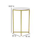 Tavolino Flash Furniture collezione Hampstead – Tavolino d'appoggio moderno in laminato con struttura incrociata