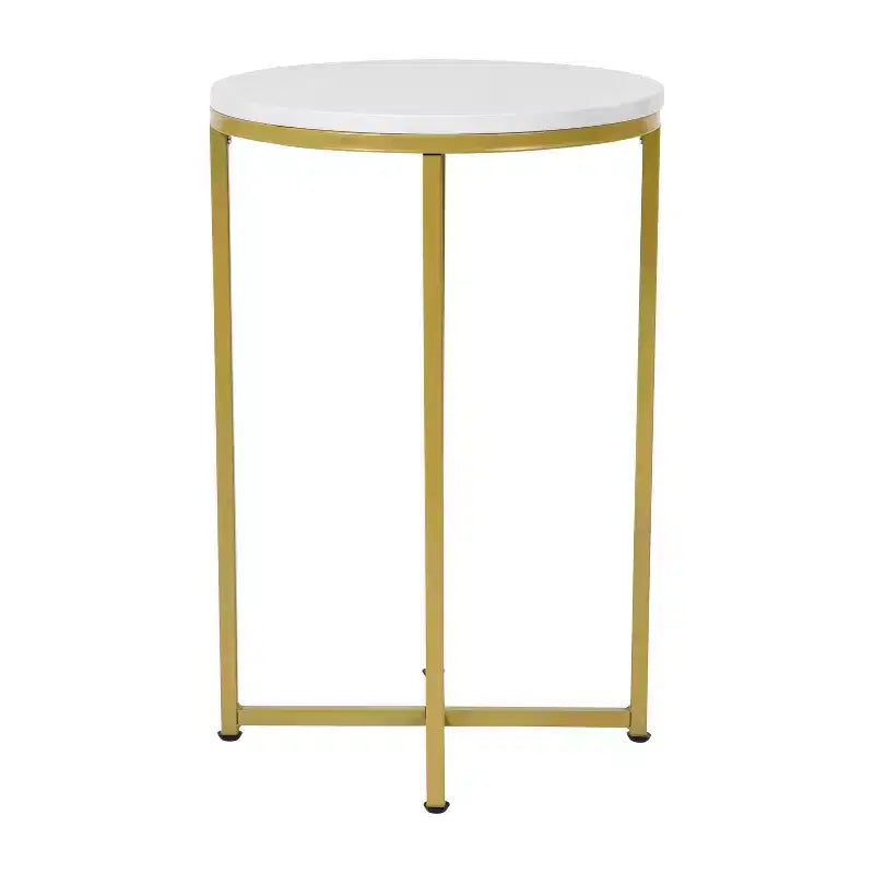 Tavolino Flash Furniture collezione Hampstead – Tavolino d'appoggio moderno in laminato con struttura incrociata