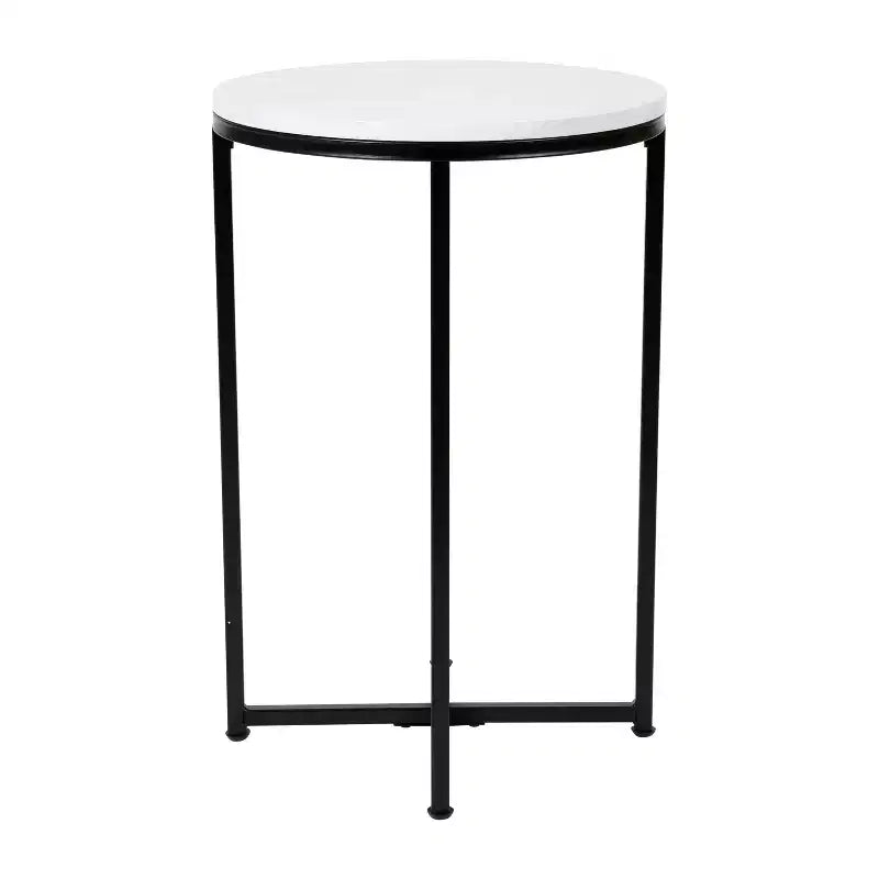 Tavolino Flash Furniture collezione Hampstead – Tavolino d'appoggio moderno in laminato con struttura incrociata
