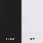 Tavolino Flash Furniture collezione Hampstead – Tavolino d'appoggio moderno in laminato con struttura incrociata