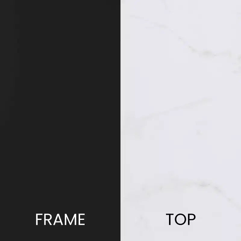 Tavolino Flash Furniture collezione Hampstead – Tavolino d'appoggio moderno in laminato con struttura incrociata