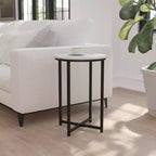 Tavolino Flash Furniture collezione Hampstead – Tavolino d'appoggio moderno in laminato con struttura incrociata