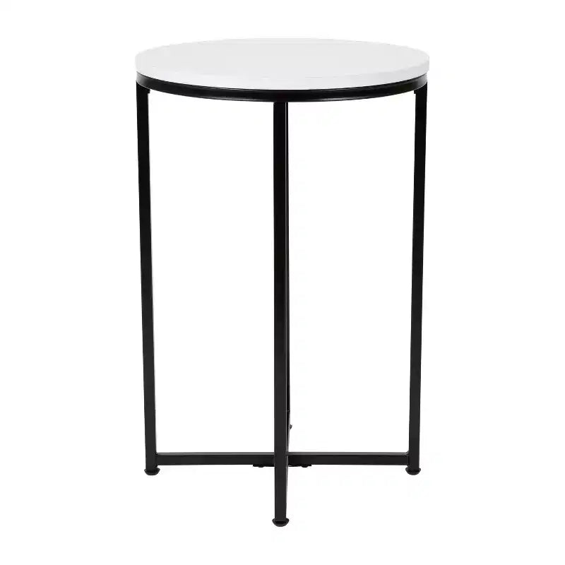 Tavolino Flash Furniture collezione Hampstead – Tavolino d'appoggio moderno in laminato con struttura incrociata