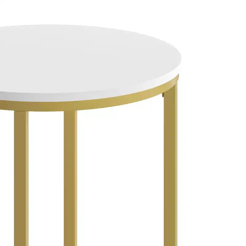 Tavolino Flash Furniture collezione Hampstead – Tavolino d'appoggio moderno in laminato con struttura incrociata