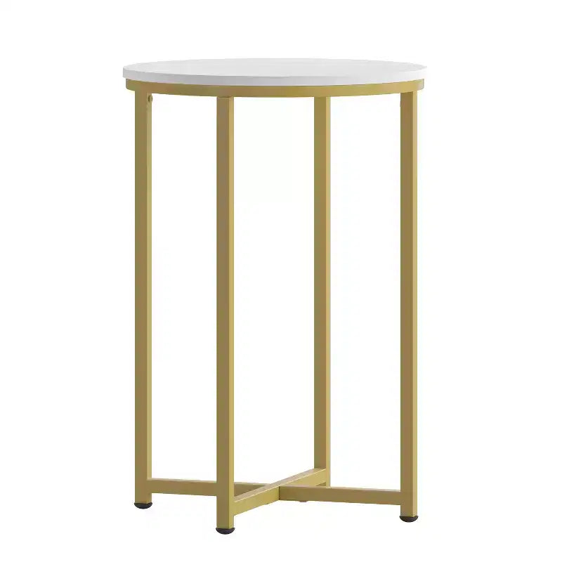 Tavolino Flash Furniture collezione Hampstead – Tavolino d'appoggio moderno in laminato con struttura incrociata