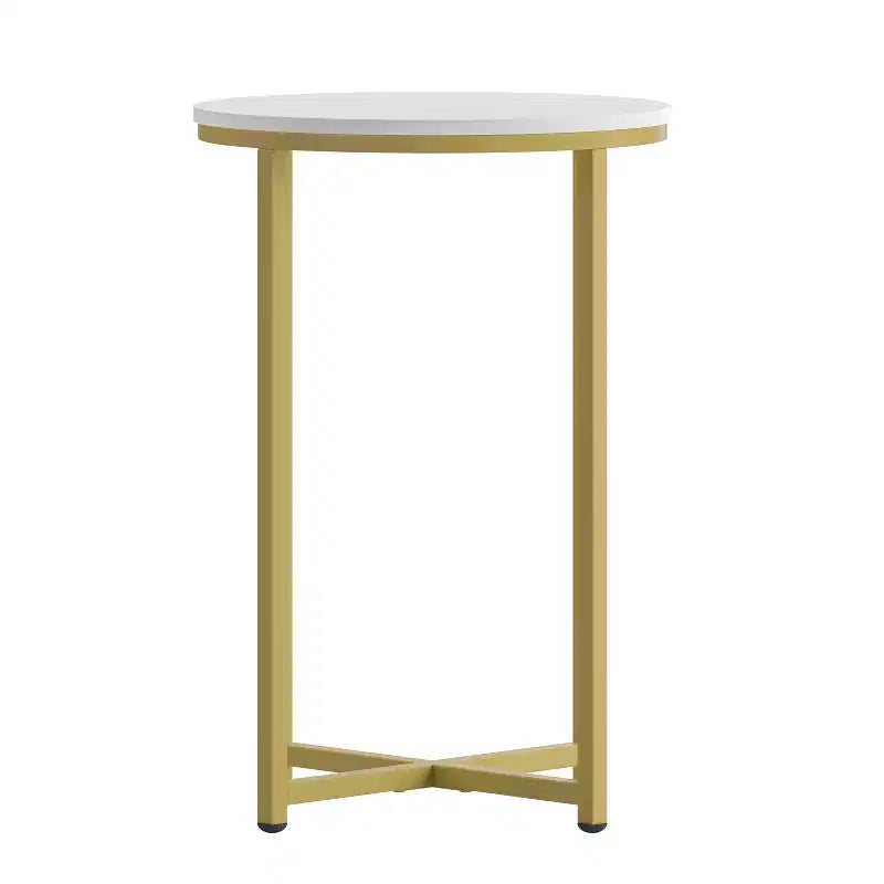 Tavolino Flash Furniture collezione Hampstead – Tavolino d'appoggio moderno in laminato con struttura incrociata