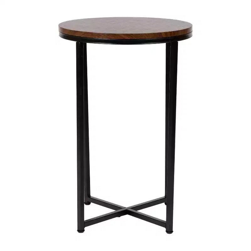 Tavolino Flash Furniture collezione Hampstead – Tavolino d'appoggio moderno in laminato con struttura incrociata
