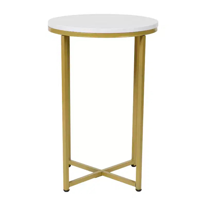 Tavolino Flash Furniture collezione Hampstead – Tavolino d'appoggio moderno in laminato con struttura incrociata