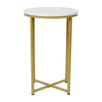 Tavolino Flash Furniture collezione Hampstead – Tavolino d'appoggio moderno in laminato con struttura incrociata