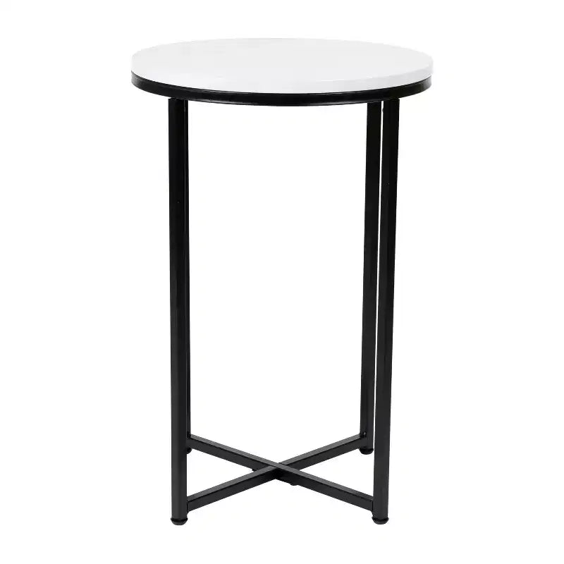 Tavolino Flash Furniture collezione Hampstead – Tavolino d'appoggio moderno in laminato con struttura incrociata
