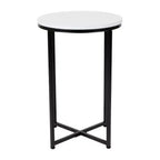 Tavolino Flash Furniture collezione Hampstead – Tavolino d'appoggio moderno in laminato con struttura incrociata