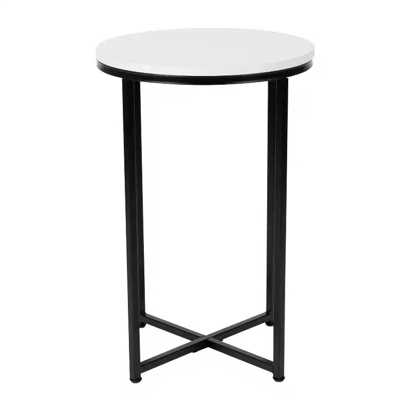 Tavolino Flash Furniture collezione Hampstead – Tavolino d'appoggio moderno in laminato con struttura incrociata