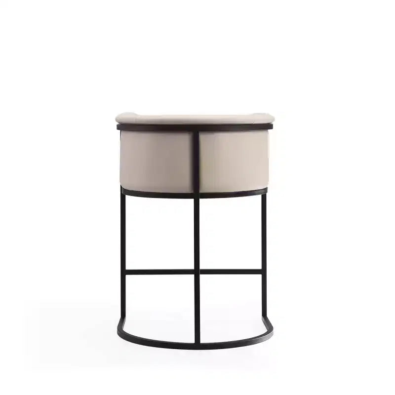 Set di 3 sgabelli da bar Cosmopolitan in metallo rivestito, altezza bancone - Manhattan Comfort