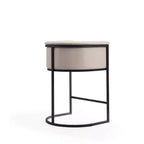 Set di 3 sgabelli da bar Cosmopolitan in metallo rivestito, altezza bancone - Manhattan Comfort