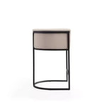 Set di 3 sgabelli da bar Cosmopolitan in metallo rivestito, altezza bancone - Manhattan Comfort