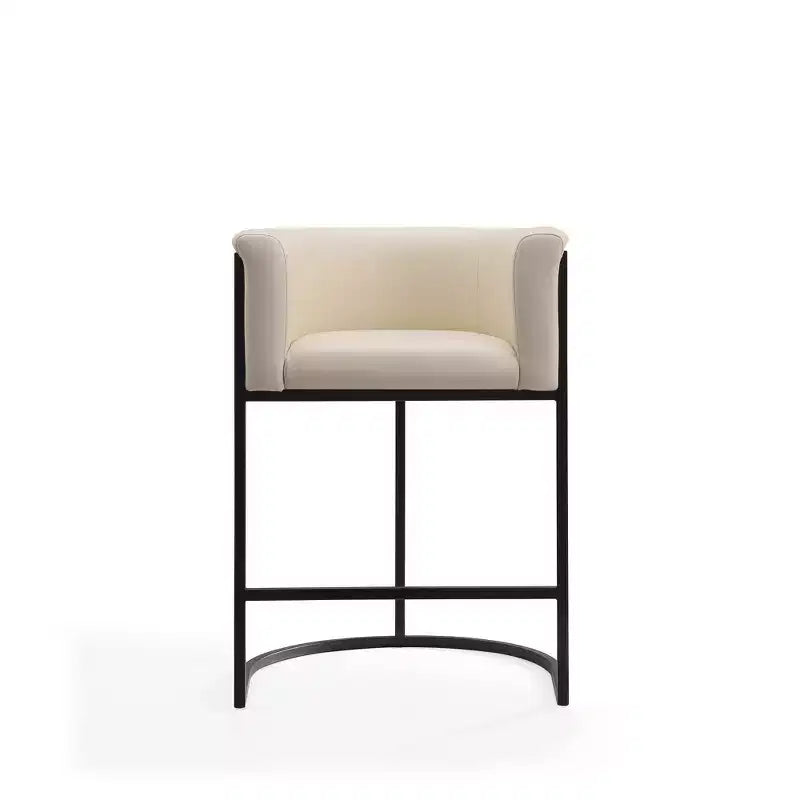 Set di 3 sgabelli da bar Cosmopolitan in metallo rivestito, altezza bancone - Manhattan Comfort