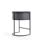 Set di 3 sgabelli da bar Cosmopolitan in metallo rivestito, altezza bancone - Manhattan Comfort