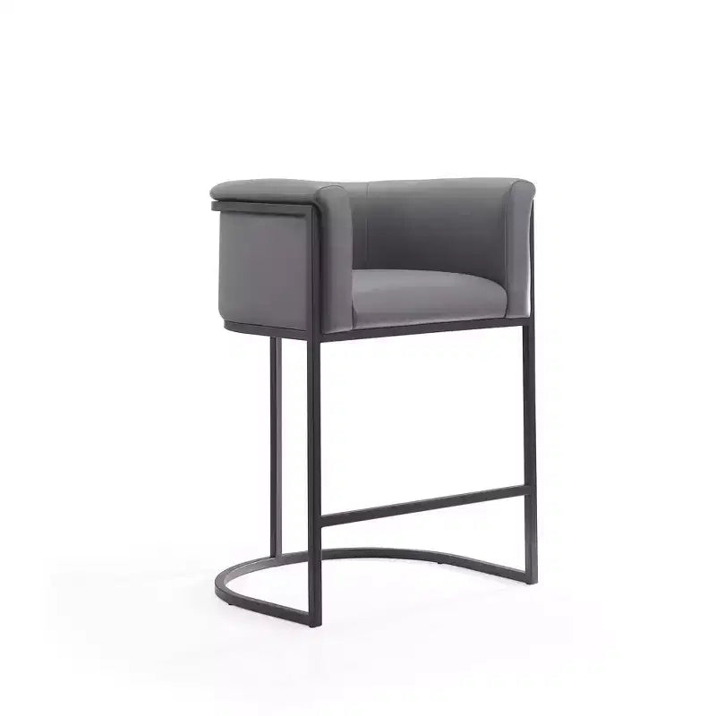 Set di 3 sgabelli da bar Cosmopolitan in metallo rivestito, altezza bancone - Manhattan Comfort