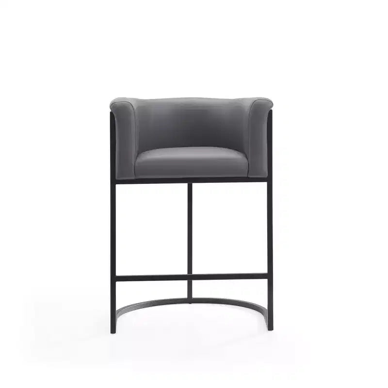 Set di 3 sgabelli da bar Cosmopolitan in metallo rivestito, altezza bancone - Manhattan Comfort