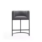 Set di 3 sgabelli da bar Cosmopolitan in metallo rivestito, altezza bancone - Manhattan Comfort