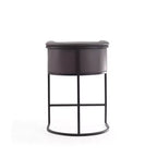 Set di 3 sgabelli da bar Cosmopolitan in metallo rivestito, altezza bancone - Manhattan Comfort