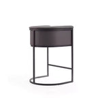 Set di 3 sgabelli da bar Cosmopolitan in metallo rivestito, altezza bancone - Manhattan Comfort