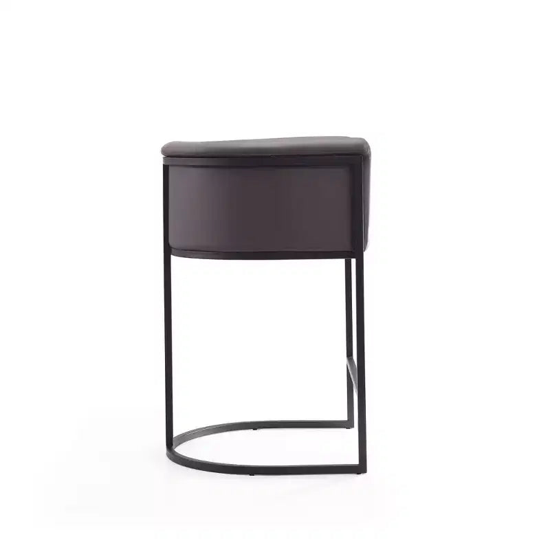 Set di 3 sgabelli da bar Cosmopolitan in metallo rivestito, altezza bancone - Manhattan Comfort