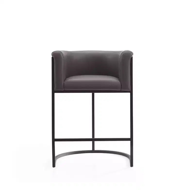 Set di 3 sgabelli da bar Cosmopolitan in metallo rivestito, altezza bancone - Manhattan Comfort