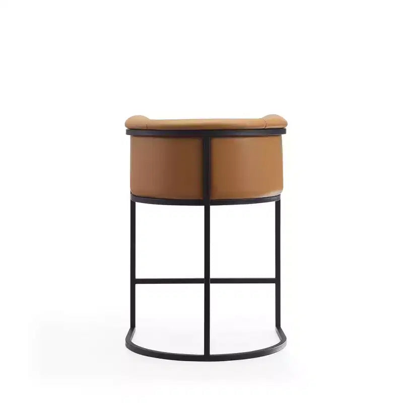 Set di 3 sgabelli da bar Cosmopolitan in metallo rivestito, altezza bancone - Manhattan Comfort