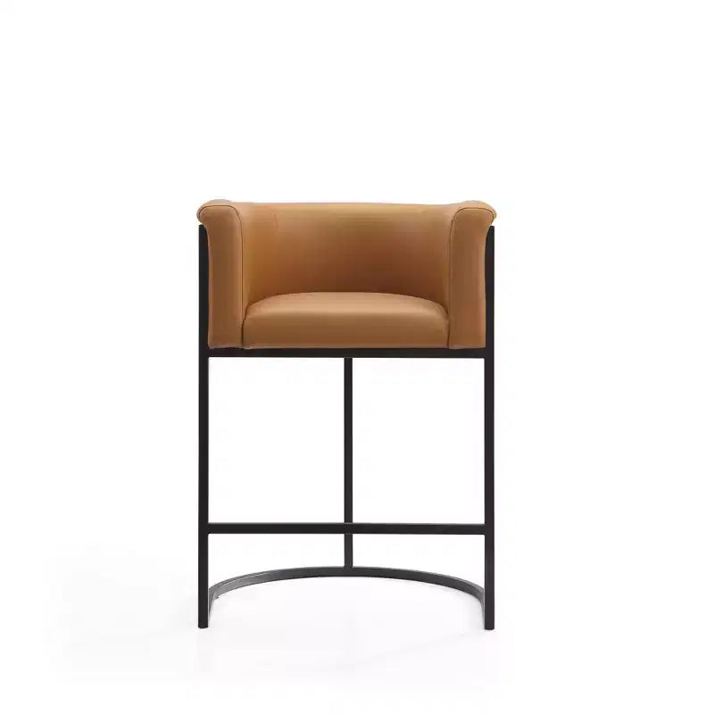 Set di 3 sgabelli da bar Cosmopolitan in metallo rivestito, altezza bancone - Manhattan Comfort