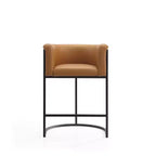 Set di 3 sgabelli da bar Cosmopolitan in metallo rivestito, altezza bancone - Manhattan Comfort