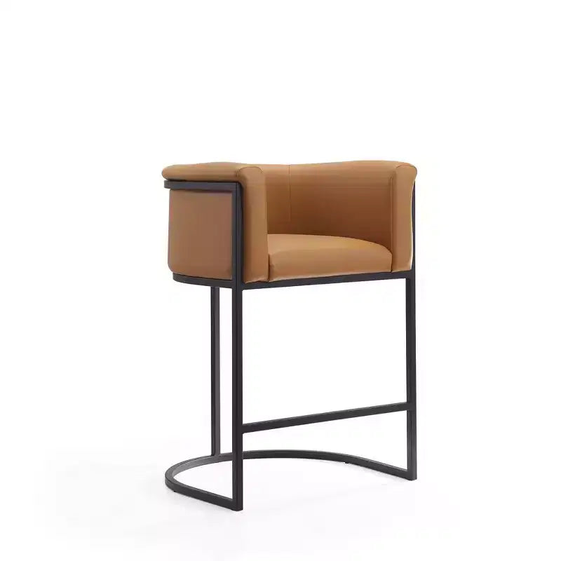 Set di 3 sgabelli da bar Cosmopolitan in metallo rivestito, altezza bancone - Manhattan Comfort