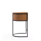 Set di 3 sgabelli da bar Cosmopolitan in metallo rivestito, altezza bancone - Manhattan Comfort