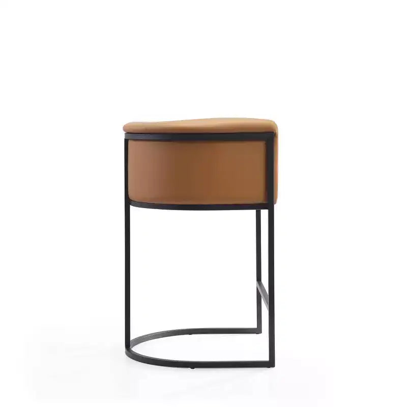 Set di 3 sgabelli da bar Cosmopolitan in metallo rivestito, altezza bancone - Manhattan Comfort