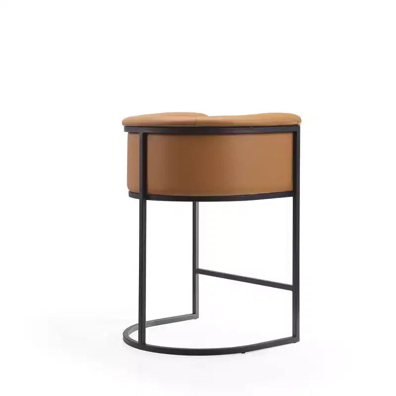 Set di 3 sgabelli da bar Cosmopolitan in metallo rivestito, altezza bancone - Manhattan Comfort