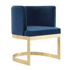 Set di 2 sedie da pranzo in velluto Aura - Manhattan Comfort