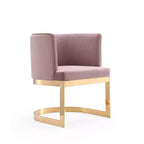 Set di 2 sedie da pranzo in velluto Aura - Manhattan Comfort