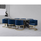 Set di 2 sedie da pranzo in velluto Aura - Manhattan Comfort