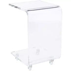 Carrello da bar Rollins in acrilico - BCT8006A - Trasparente - Safavieh