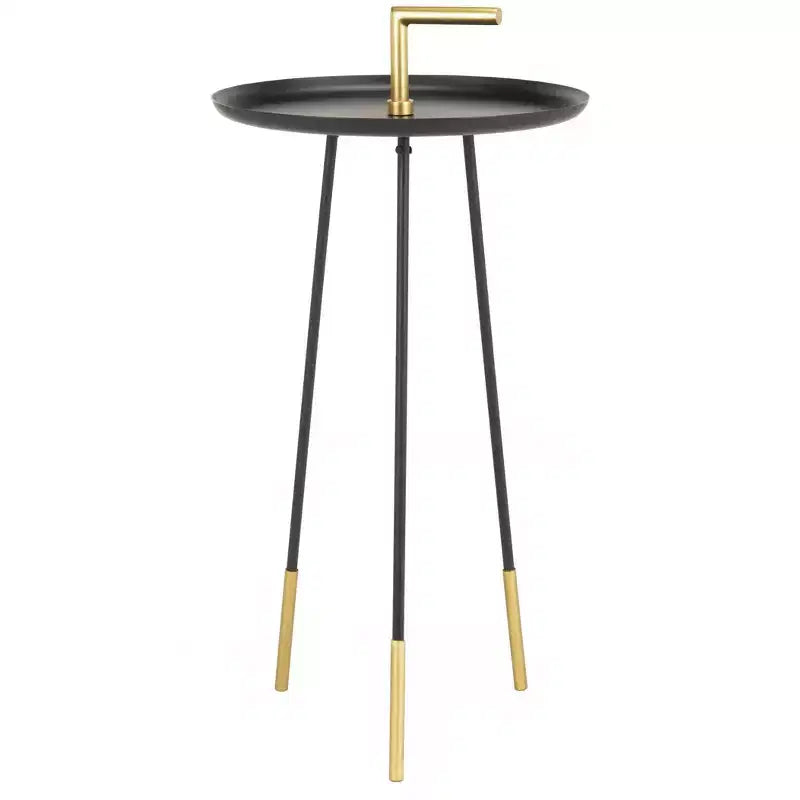 Tavolino Delia Handle - FOX4524A - Nero/Oro - Safavieh Couture
