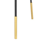 Tavolino Delia Handle - FOX4524A - Nero/Oro - Safavieh Couture